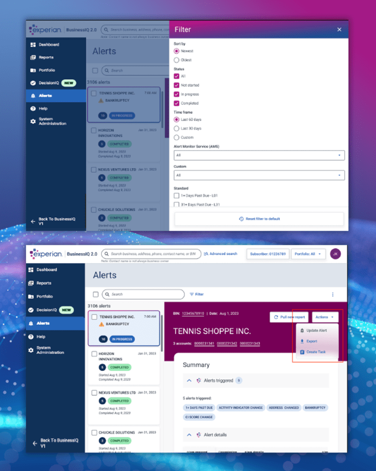 Experian Layout Experian Credit Services - NACM Commercial Services